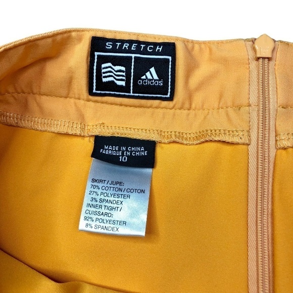 Adidas golf skort apricot orange 10 - Picture 5 of 6